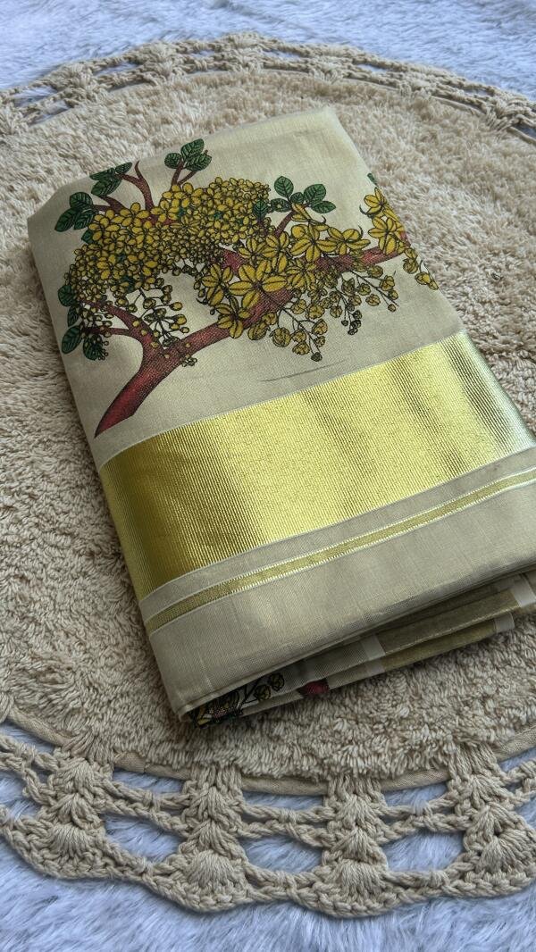 Kanikonna saree