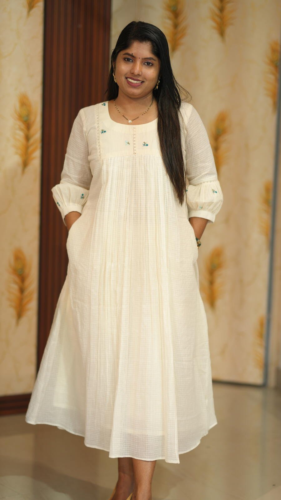 Soft kota frock