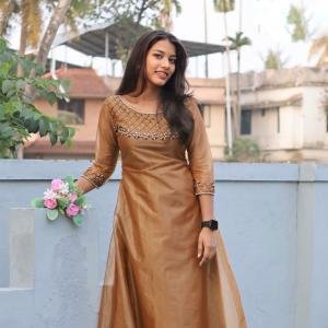 Elegant Handworked Shimmer Top