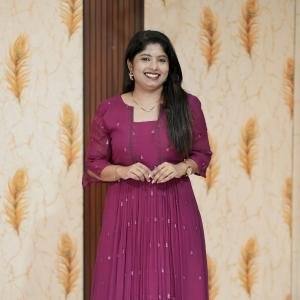 dyable viscose georgette pattern-stitched kurti