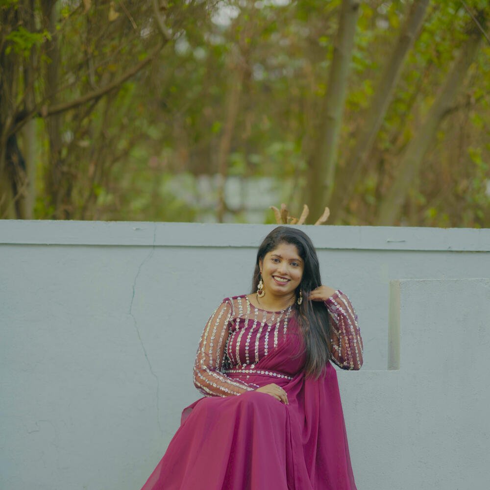 Partywear Saree Gown