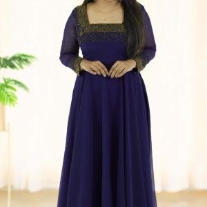 Heavy handworked gown