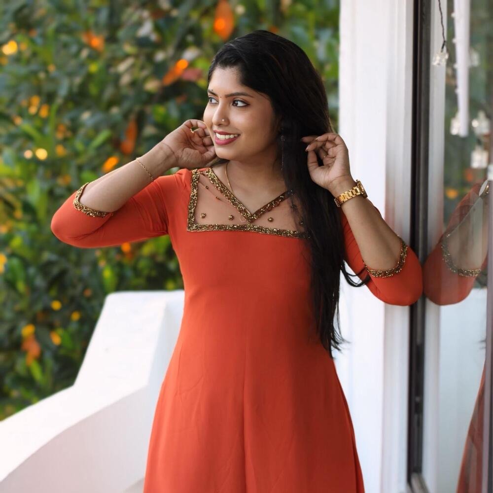 Elegant Handworked Party Wear Designer Kurti