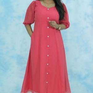 Three panelled georgette kurti