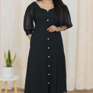 Three panelled georgette kurti