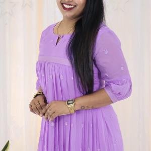 Premium Dyable Viscose Georgette Kurti