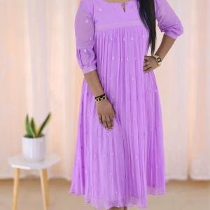 Premium Dyable Viscose Georgette Kurti