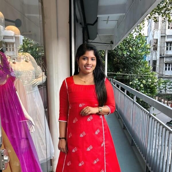 Premium Christmas Special Kota Check Designer Kurti