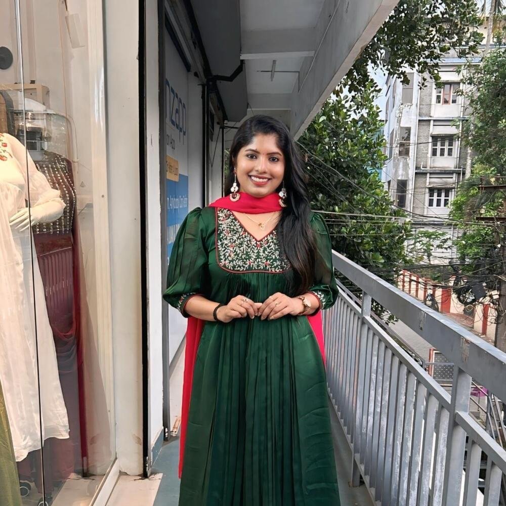 Silky georgette kurti