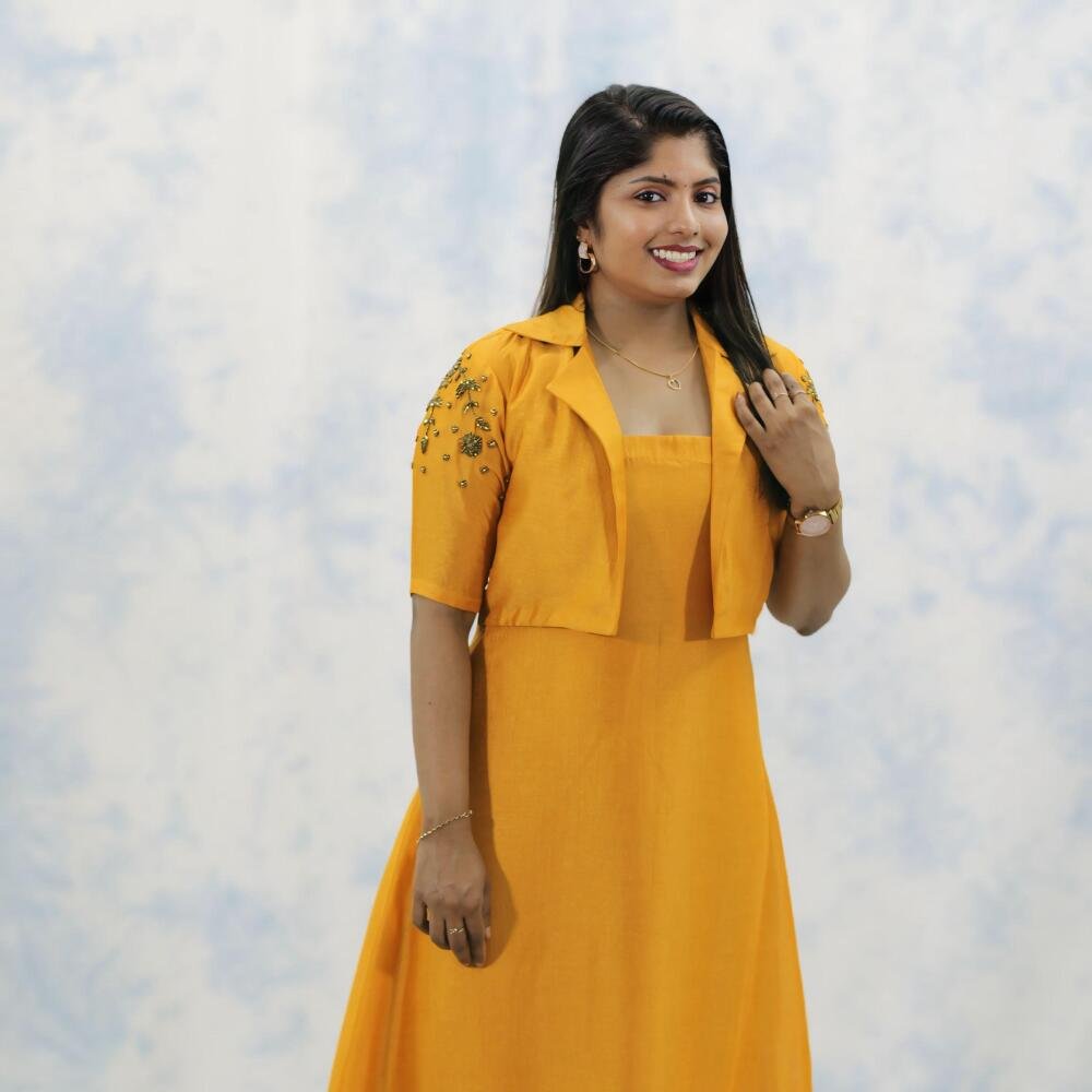 Designer kurti with jacket