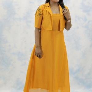 Designer kurti with jacket
