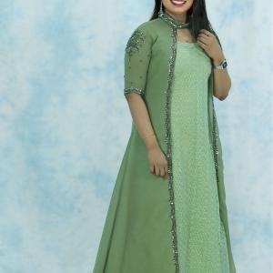 Party wear jacket kurti